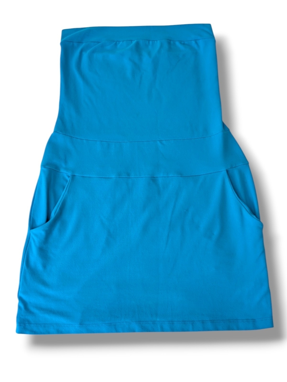 NWOT Susana Monaco Turquoise Strapless Knit Dress, SIZE M